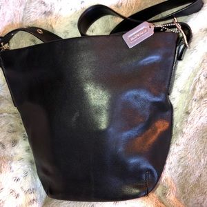Coach Black Shoulder to Crossbody Bag
